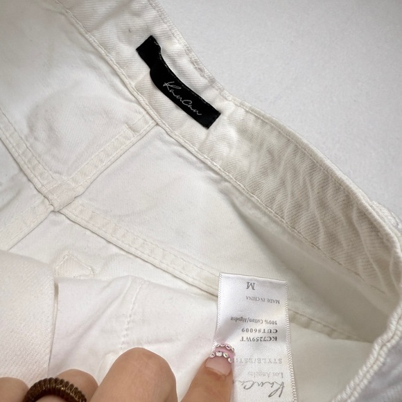 KanCan Waist 28” White Distressed Jean Shorts - Picture 3 of 4
